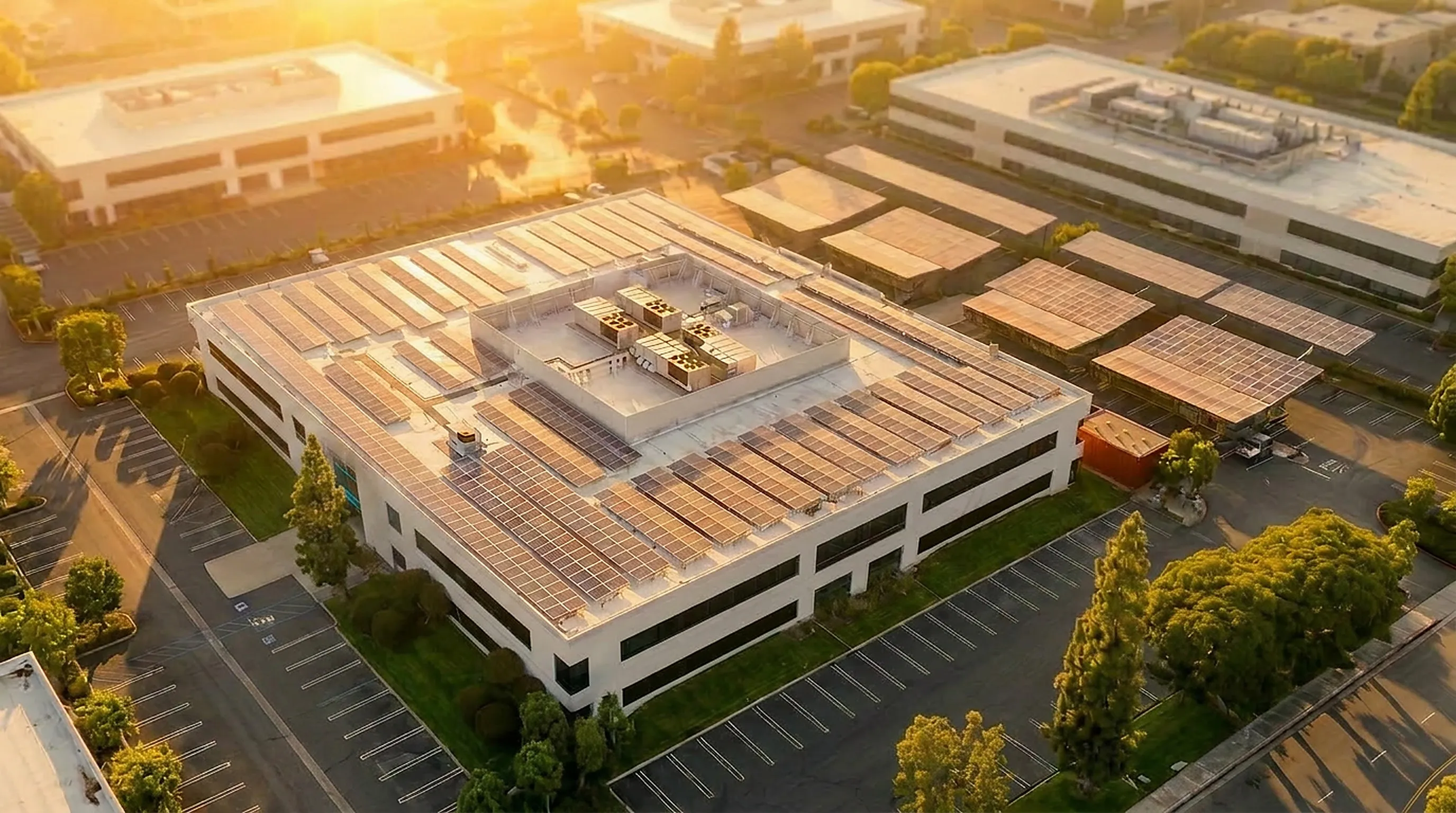 Mixed Use Office Complex solar installation in Culver City