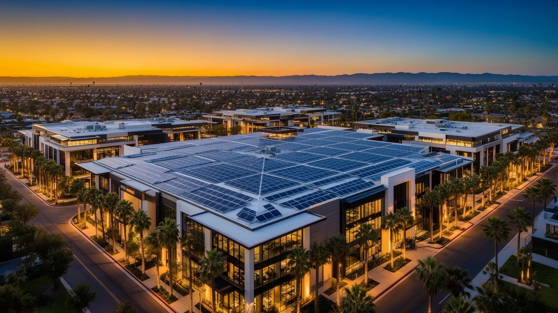 Commercial solar carport installation in Southern California